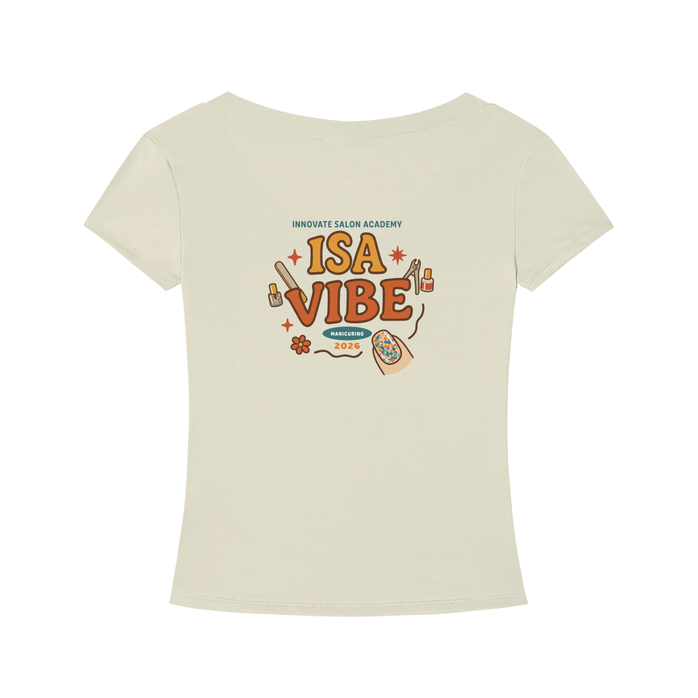 Women's Bodycon V-Neck T-Shirt - Manicuring