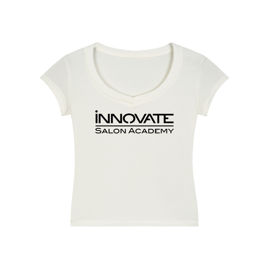 Essential V-Neck Bodycon T-Shirt