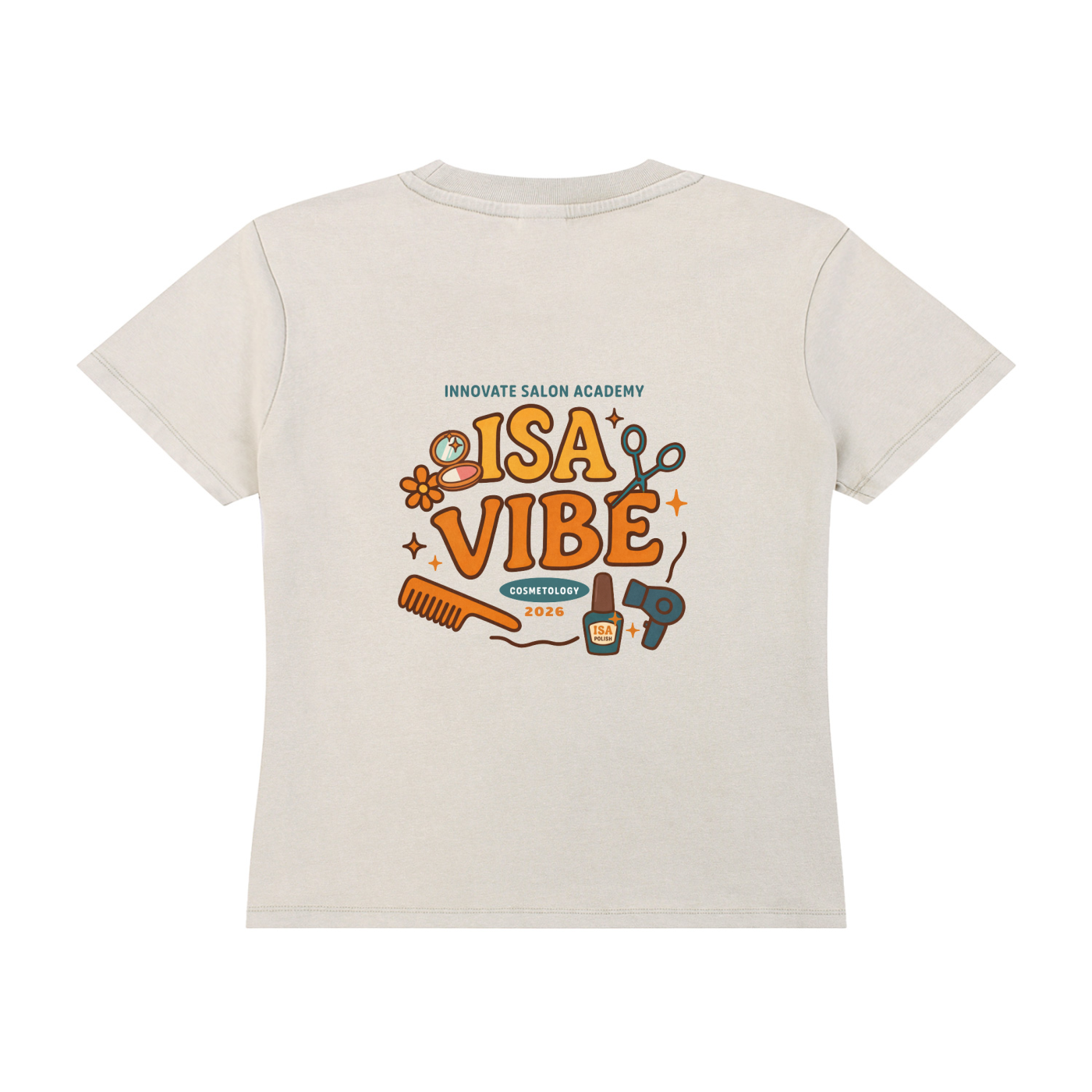 Women Vintage Wash T-Shirt - Cosmetology