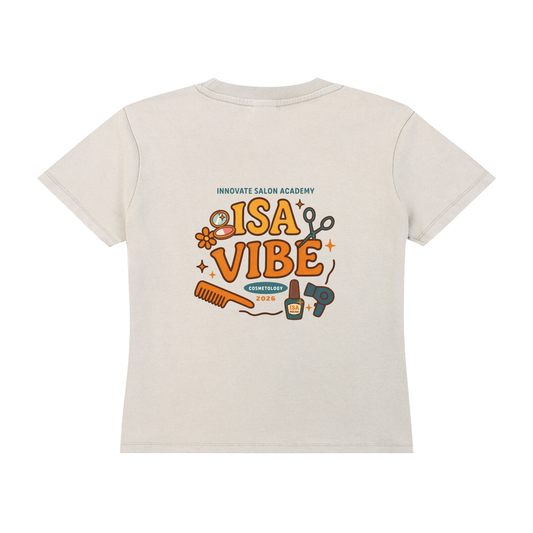Women Vintage Wash T-Shirt - Cosmetology