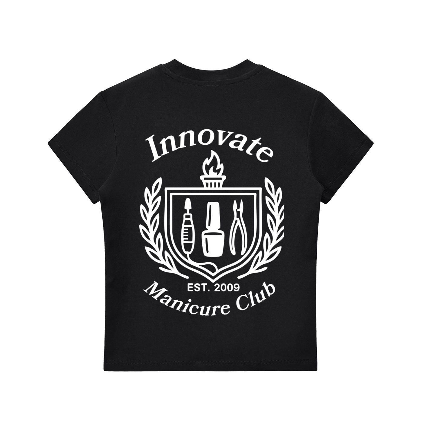 Manicure Bodycon Crewneck T-Shirt