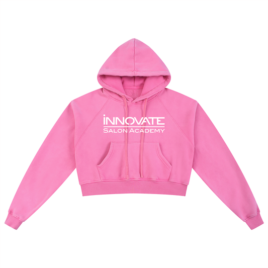 Snow Washed Cropped Hoodie