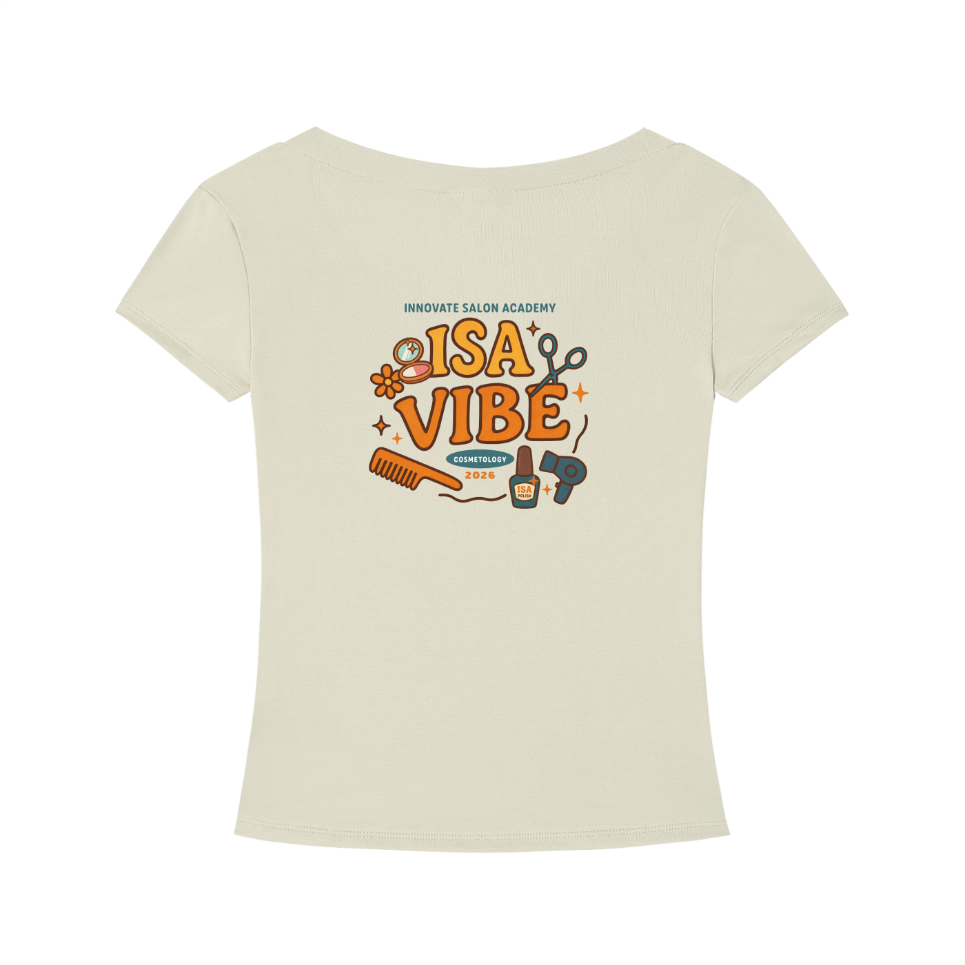 Women's Bodycon V-Neck T-Shirt - Cosmetology