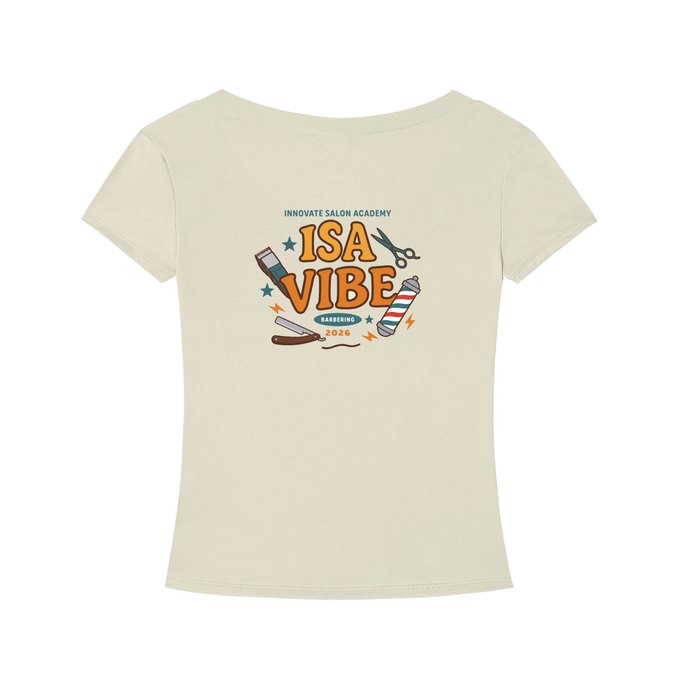 Women's Bodycon V-Neck T-Shirt - Barber